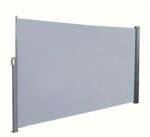  Kihúzható szélfogó, térelválasztó, oldalsó napellenző 160 x 300 cm, világosszürke