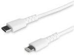 StarTech StarTech. com 1m USB C to Lightning Cable - iPhone iPad Fast Charging Durable White Charge & Sync Cord w/Aramid Fiber Apple MFI Certified - Lightning cable - Lightning / USB 2.0 - 1 m (RUSBCLTMM1MW) -
