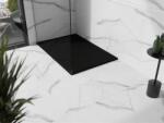 Mexen Stone+ SMC zuhanytálca 90 x 70 cm, fekete , takaró fekete - 44707090-B Kompozit zuhanytálca Kompozit zuhanytálca (5905315223708)