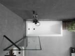 Mexen Next Kádparaván 1 részes 60 x 150 cm, fekete wzór, fekete - 895-060-000-00-70-70 Kádparaván (5905315135995)