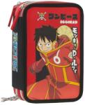 Panini Ученически несесер с пособия Panini Comix Anime - One Piece, Red, с 3 ципа (73245)