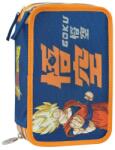 Panini Ученически несесер с пособия Panini DragonBall - Goku, Blue & Orange, с 3 ципа (73349)