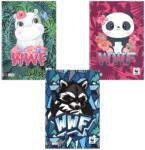 Panini Тетрадка Panini WWF Illustrato - А4, 40 листа, с широки редове, Асортимент (71945)