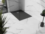 Mexen Stone+ SMC zuhanytálca 100 x 80 cm, antracit - 44718010 Kompozit zuhanytálca Kompozit zuhanytálca (5907709151321)