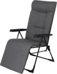 Patio Bilbao Plus összecsukható kerti szék lábtartóval szürke (5907078475011)