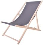 ROJAPLAST Bahama grafit bükkfából készült állítható nyugágy - grafit