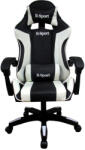 R-Sport Gamer Forgószék Masszázs Funkcióval, Fekete-Fehér