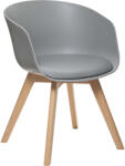  Modern Étkezőszék - Szürke - Bükkfa Lábak