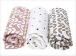 Motherhood Motherhood, Scutec din flanela 70x80 cm, 3 buc. , Pink Classics