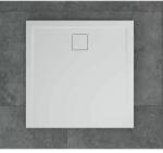 SanSwiss Cadita de dus patrata alb SanSwiss Livada W20Q 90x90 cm slim (W20Q09004) - sanoterm