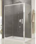 SanSwiss Usa de nisa culisanta cu perete fix SanSwiss Ocelia 120 cm sticla securizata 5mm anticalcar (OCES21205007)