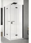 SanSwiss Usa de nisa pivotanta negru mat Sanswiss Solino SOL1 90x200 cm stanga (SOLF1G0900607)