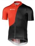 DT Swiss 2022 férfi rövid ujjú országúti mez, fekete-piros, S-es méret