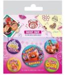  Turning Red kitűzők - Besties