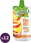 Topjoy 100% Őszibarack-maracuja püré (12x120 g)