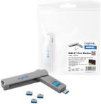 LogiLink USB-C port blokkoló (1x kulcs és 4x zár) (AU0052) - dellaprint