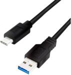 LogiLink USB 3.2 Gen 1x1 Cable, USB AM to USB-C M, black, 3m (CU0171)