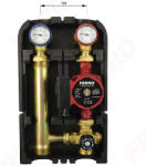 FERRO Szivattyús keverőegység alacsony hőmérsékletű rendszerekhez szivattyú állomás 6/4"-os, 25-60-as 180 mm-es fűtési keringető szivattyúval komplett, 3 utas keverőszeleppel, GMPT60GPA