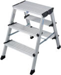 KRAUSE Двустранна алуминиева стълба с широки стъпала KRAUSE TREPPO 2x3 (06126030)