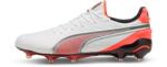 PUMA King Ultimate FG stoplis focicipő, fehér - piros (108821-01)