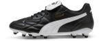 PUMA King Top FG stoplis focicipő, fekete - fehér (108472-01)