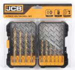 JCB Tools JCB fémfúrószár készlet HSS-Tin 1-10mm 10db (G02074JCB)