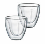 AMBITION Set 2 pahare termorezistente 80ml, model inima, Mia (96868) Pahar