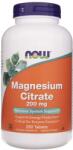 NOW Citrat de magneziu 200 mg - 250 Tablete