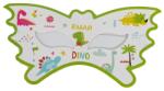 Cyrax Set 10 Masti Decorative, Cyrax, Colectia Dino Park, 18 x 8 cm, din Carton, Multicolor (132667)