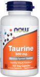 NOW Taurină 500 mg - 100 capsule vegetale