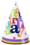 Cyrax Set 6 Coifuri Happy Birthday, Cyrax, pentru Petrecere, Tematica Aniversare, 19x15 cm, Multicolor (130466)