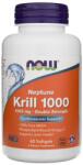 NOW Neptune Krill, Putere dublă 1000 mg - 60 capsule moi