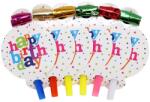 Cyrax Set 6 Suflatori, Cyrax, Colectia Happy Birthday, 19 x 11 cm, din Carton/Plastic/Hartie, Multicolor (132624)