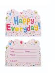 Cyrax Set 10 Invitatii pentru Petrecere, Cyrax, Model Happy Everyday, 17 x 12 cm, Multicolor (132681)