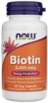 NOW Biotin 5000 mcg - 60 capsule vegetariene