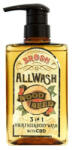 Brosh 3in1 CBD olajos sampon 400 ml - haj, arc, test (brosh-3in1)
