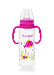 Baby Bruin fogantyús cumisüveg 240ml pink (55043204rozsaszin)