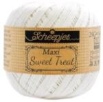 Scheepjes Maxi Sweet Treat 105 Bridal White - törtfehér pamut fonal