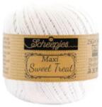 Scheepjes Maxi Sweet Treat 106 Snow White - hófehér pamut fonal