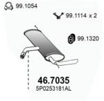 ASSO Toba esapament finala ASSO 46.7035 (46.7035)