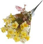  7 ágú virágos csokor fehér-sárga - kosarbolt