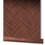 MARBURG Tapet lambriu lemn Herringbone 33379