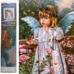 NORIMPEX - Puzzle Pictura cu diamant: Inger cu flori 30x40 cm - 1 - 39 piese