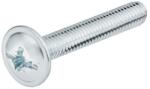 MoftX Din 967 - Surub Cap Plat, Zincat Alb - M 6, 8 (FKT16093)
