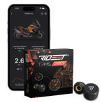Rideet Tpms Pro Sistem de Monitorizare Wireless a Presiunii Anvelopelor pentru Motociclete prin Aplicație (RTPS-2)