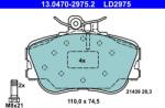 ATE Set placute frana ATE 13.0470-2975.2 (13.0470-2975.2)