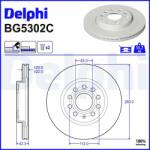 DELPHI Disc frana DELPHI BG5302C (BG5302C) - fixbox