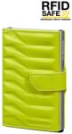SAMSONITE ALU FIT lime, RFID védett dombornyomott pénztárca, kártyatartó 151926-1515 - minosegitaska