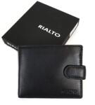 RIALTO fekete patentos nyelves, közepes férfi pénztárca RP6494MQ-03