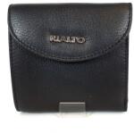 RIALTO fém logós kis fekete női pénztárca RP6470Q-03